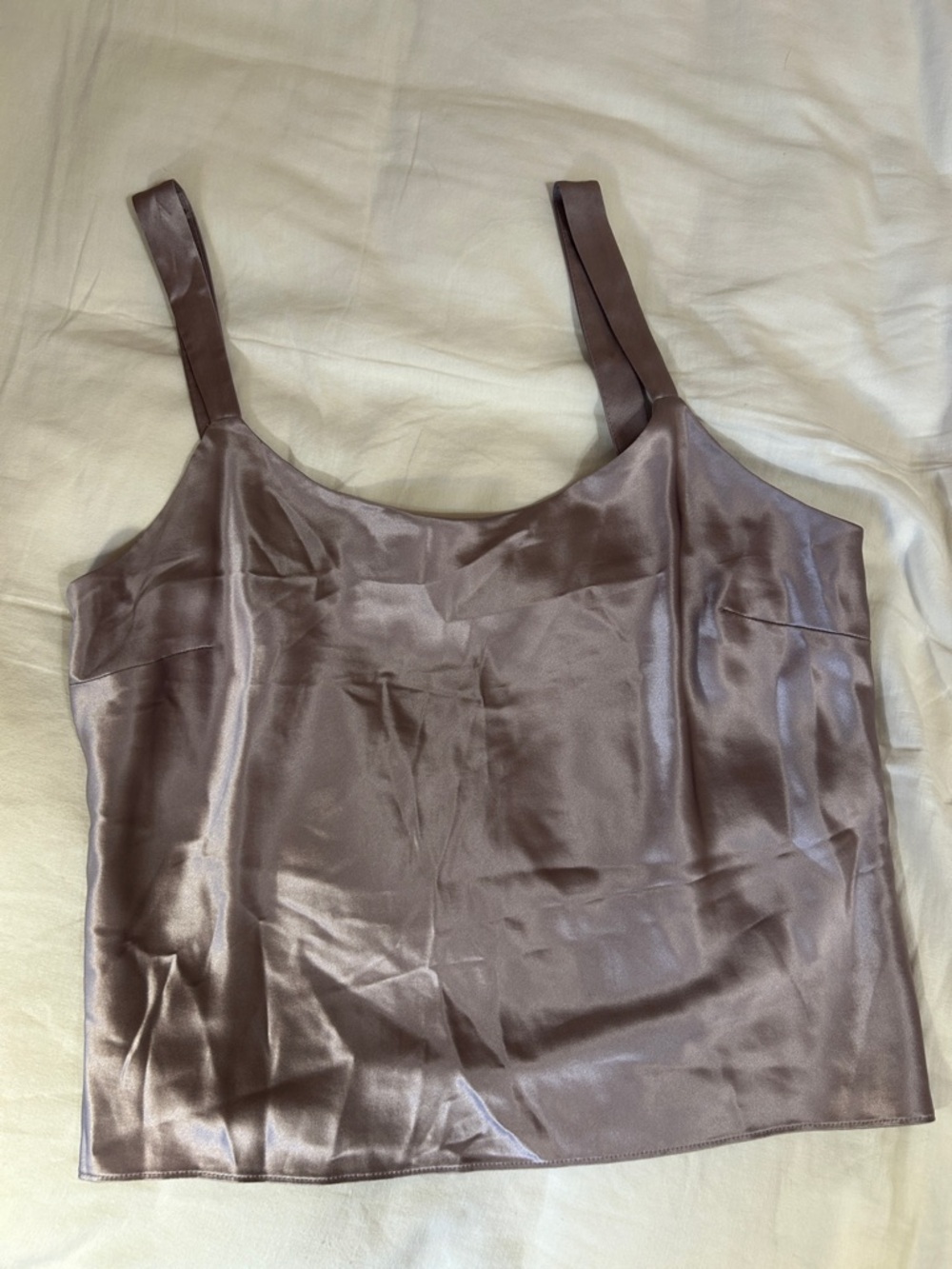 Lafayette 148 New York Dusty Lilac Satin Camisole
